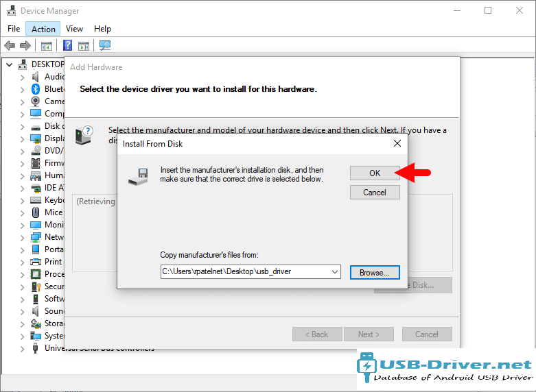 Step 11 :Installation Evercoss Jump T3 R40D USB Driver