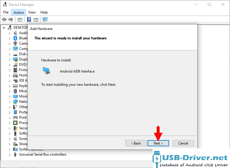 Step 13 :Installation Mobell S18 USB Driver