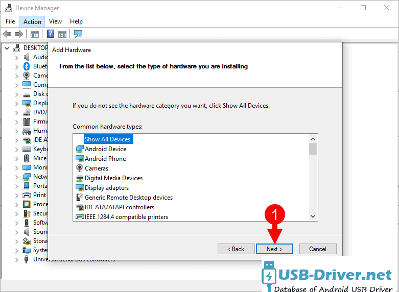 Step 7 :Installation Hyundai Koral 10XL USB Driver