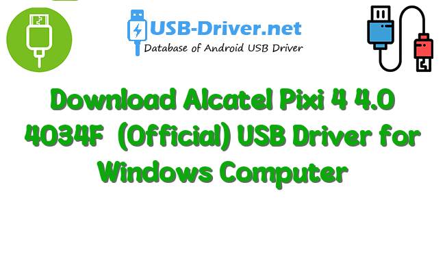 Alcatel Pixi 4 4.0 4034F