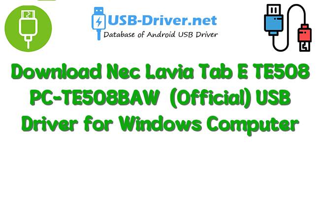 Nec Lavia Tab E TE508 PC-TE508BAW