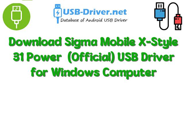 Sigma Mobile X-Style 31 Power