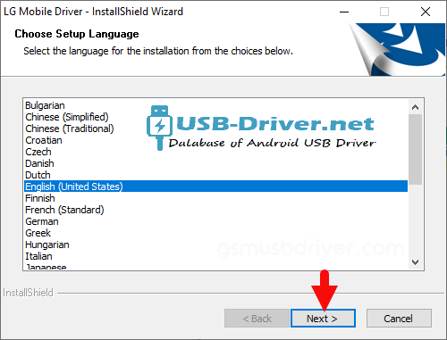 How to install LG USB Driver official on Windows