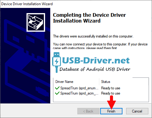 How to install Android Spreadtrum Jungo Driver official on Windows