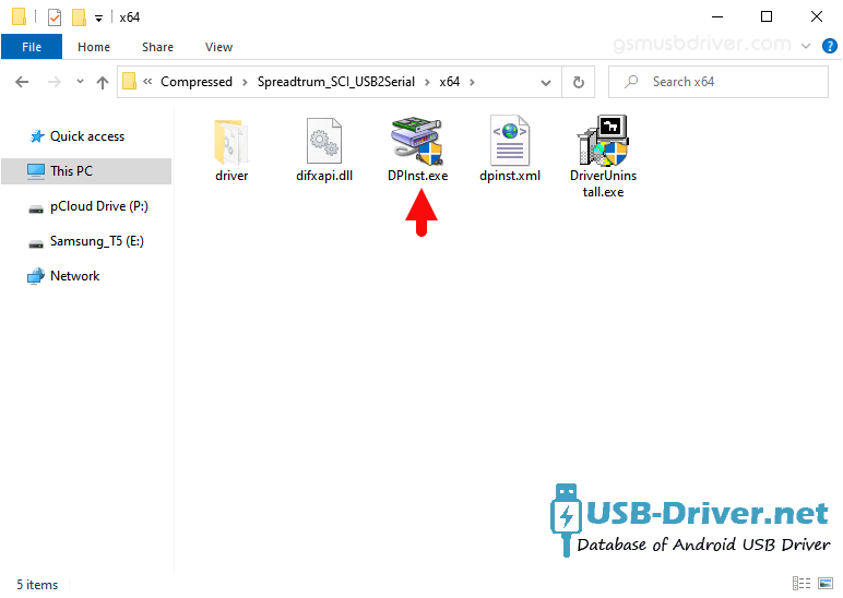 How to install Android SCI Driver official on Windows